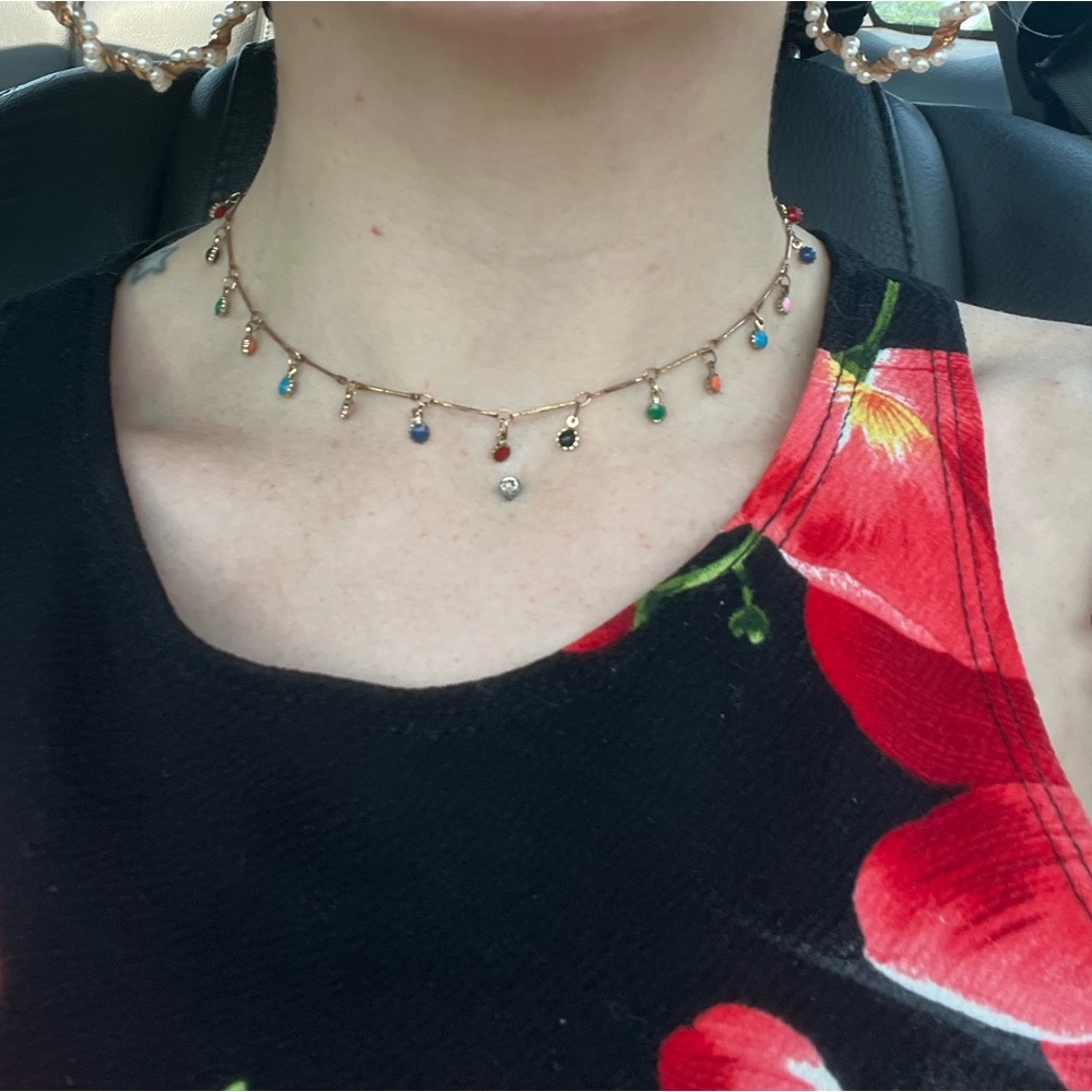 Multicolor choker - Picture 3 of 4